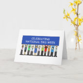 全国EMS週間5月 カード (黄色い花)