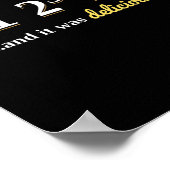 全国Piデイシャツ数学先生TシャツPiはD ポスター (角)