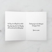 「全地は主の栄光に満ちている」イースターカード カード (内部)