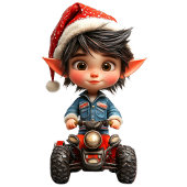 全地形クリスマス小妖精や小人ホワイトギフトラベル ギフトタグ