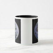 全地球のデジタル拡張画像 マグカップ (中央)