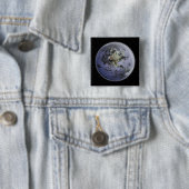 全地球のデジタル拡張画像 缶バッジ (インサイチュ)