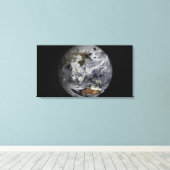 全地球の雲シミュレーション キャンバスプリント (インサイチュ (ウッドフロア))