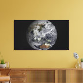 全地球の雲シミュレーション キャンバスプリント (インサイチュ (リビング))