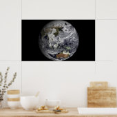 全地球の雲シミュレーション ポスター (キッチン)