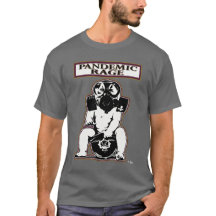 全域にわたる激怒のTシャツの前部及び背部プリントの役人