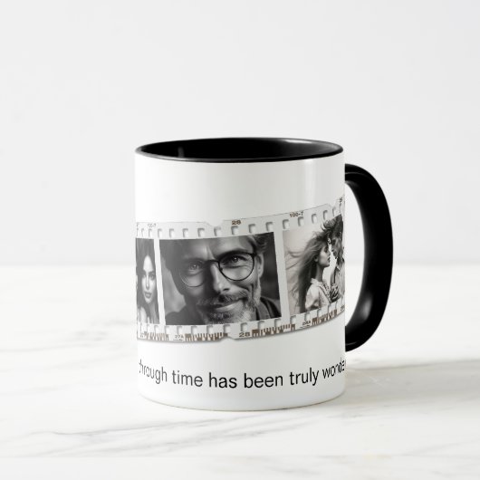 全大事な行事4光ヴィンテージネガティブフィルムストリップ マグカップ (正面右)