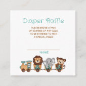 全客乗り列車フェスタオムツラッフル エンクロージャーカード (正面)