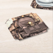 全客席列車紙コースター ペーパーコースター (アングル)