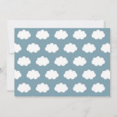 全客席蒸気列車ブルーボーイ1st誕生日 招待状 (裏面)