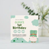 全年齢男女兼用セント・パトリックの誕生日 招待状 (スタンド正面)