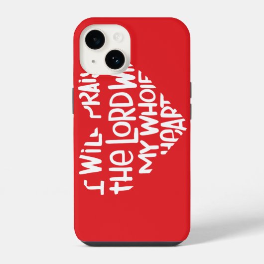 全心で iPhoneケース (裏面)