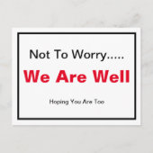 全快した ポストカード (正面)