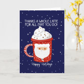 全感謝していく遅い！ハッピーホリデー カード (黄色い花)