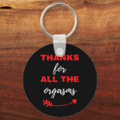 全感謝していてのオーガズムのために キーホルダー (正面)