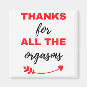 全感謝していてのオーガズムのために マグネット (正面)