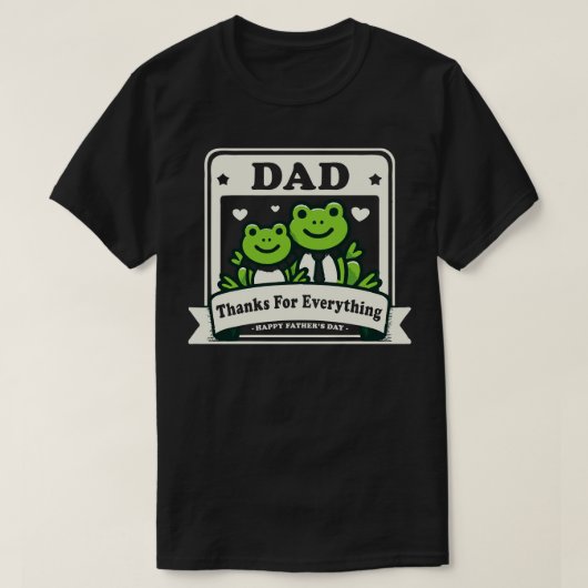 全感謝していパパ Tシャツ (デザイン正面)