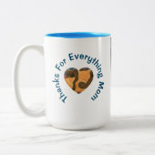 全感謝してい体に ツートーンマグカップ (左)