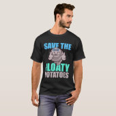 全救てのフロートのジャガイモの動物管理者 Tシャツ (正面フル)