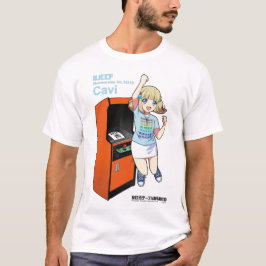 全日本テーブル筐体愛好会のキャビィちゃんとアップライト筐体（A） Tシャツ