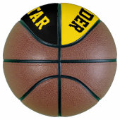 全星デイグロー黄と黒 バスケットボール (右)