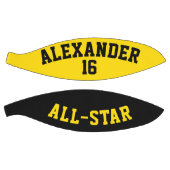 全星デイグロー黄と黒 バスケットボール (パネル)