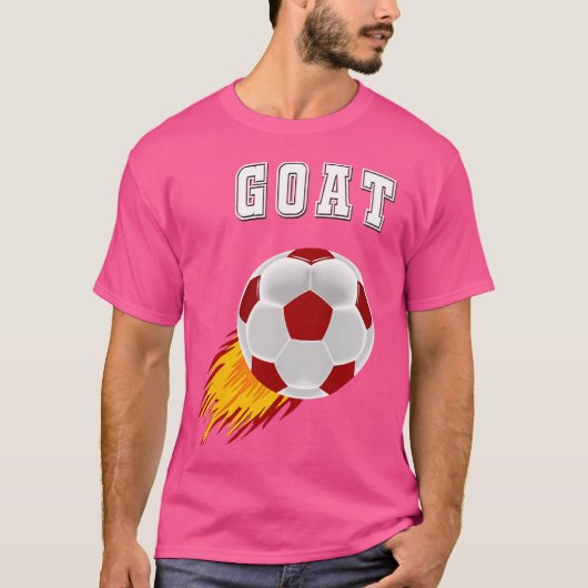 全時間素晴らしのサッカーFtbolヤギSp Tシャツ (正面)