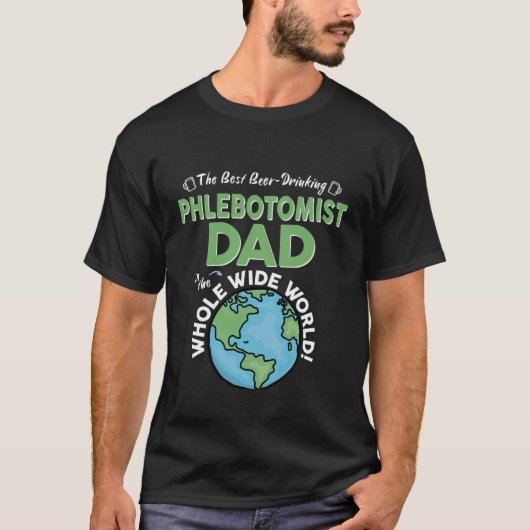全最高のく広い世界の恐怖の中のフェボトミストパパ Tシャツ (正面)