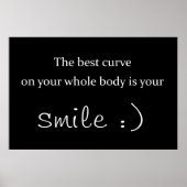 全最高の体の曲線は体のスマイル ポスター (正面)