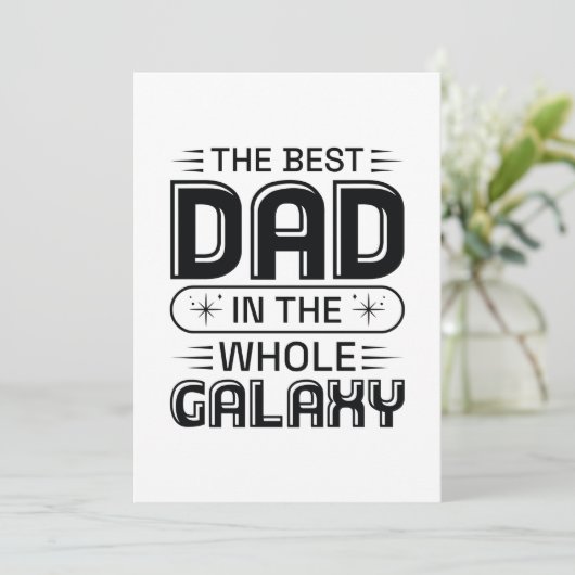 全最高の銀河系のパパ サンキューカード (スタンド正面)