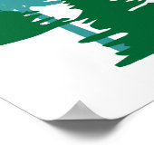 全木緑のスローガンのポスター ポスター (角)