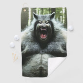 全村ゴル食べフタオルを歩く人狼 ゴルフタオル (インサイチュ)