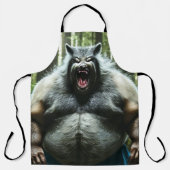 全村男性食べシェフエプロンの人狼 エプロン (正面)