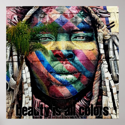 全来色の美しい ポスター (正面)