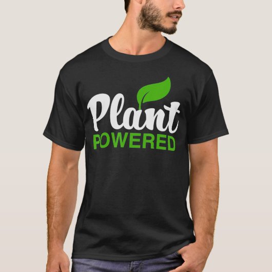 全植物系ビーガンWFPBベジタリアンT Tシャツ (正面)