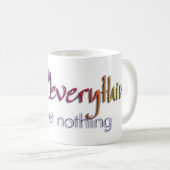 全楽しむ部 – 何も後悔しない!!! コーヒーマグカップ (正面右)