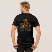 全津雷光 トライブレンドＴシャツ (裏面全面)