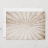 全球誕生日の招待状 招待状 (裏面)