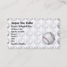 全球野球模様 名刺