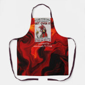 全盛のプリントエプロン エプロン (正面)