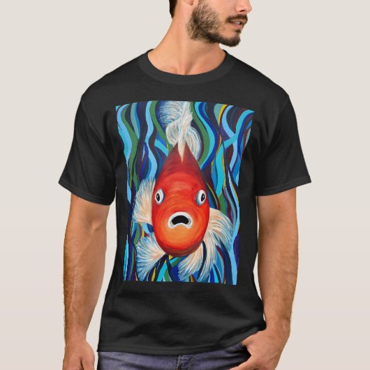 全知の魚 Tシャツ (正面)