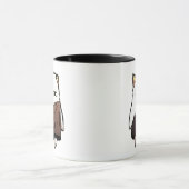 全知リーダーの視点マグカップ マグカップ (中央)