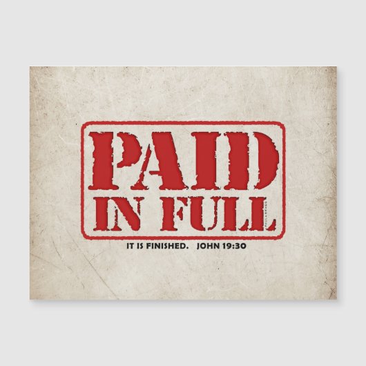 全磁石で支払われる (正面)