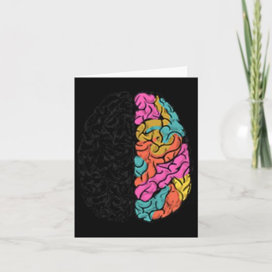 全祝種類の神経多様性自閉症の心 カード (正面)