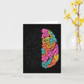 全祝種類の神経多様性自閉症の心 カード (黄色い花)