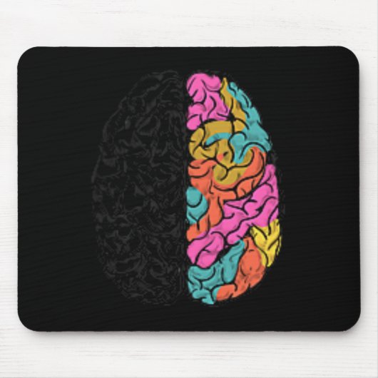 全祝種類の神経多様性自閉症の心 マウスパッド (正面)