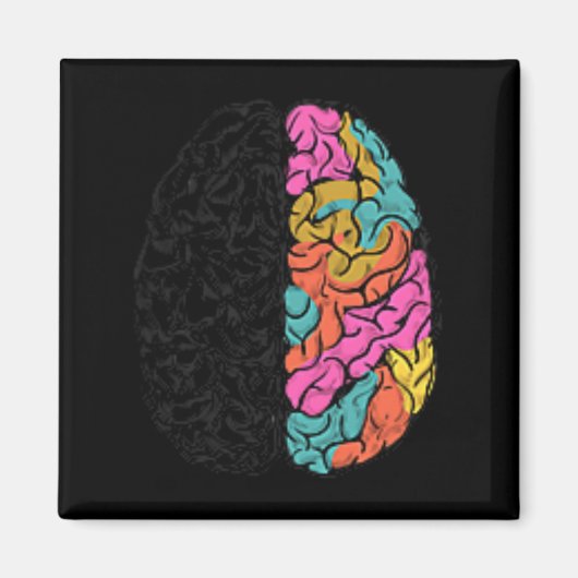 全祝種類の神経多様性自閉症の心 マグネット (正面)