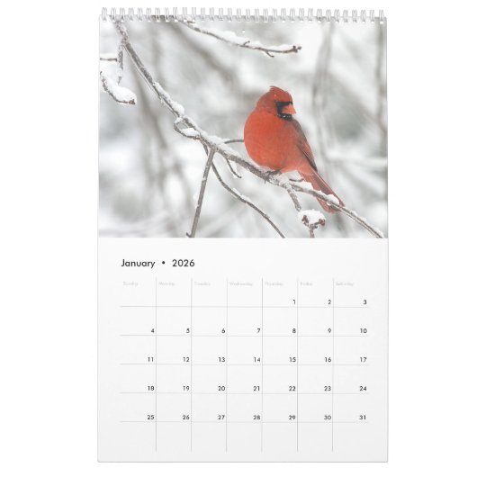 全神のクリッター – カレンダー (1月 2026)