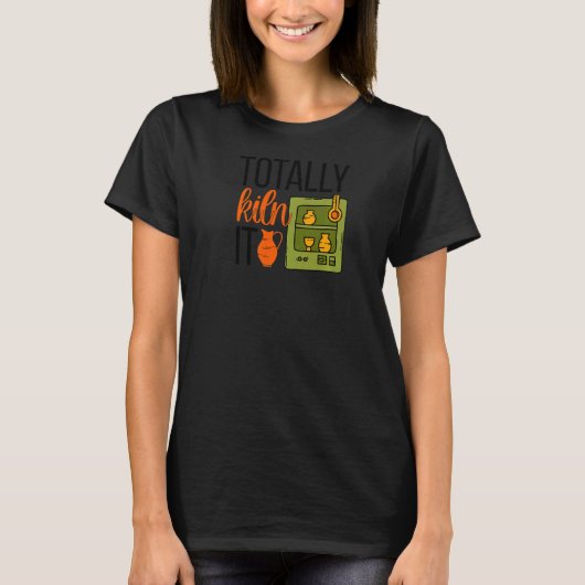 全窯It陶器製陶磁器セラ Tシャツ (正面)