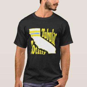 全管状おもしろいカリフォルニアレトロチューブ靴下 Tシャツ